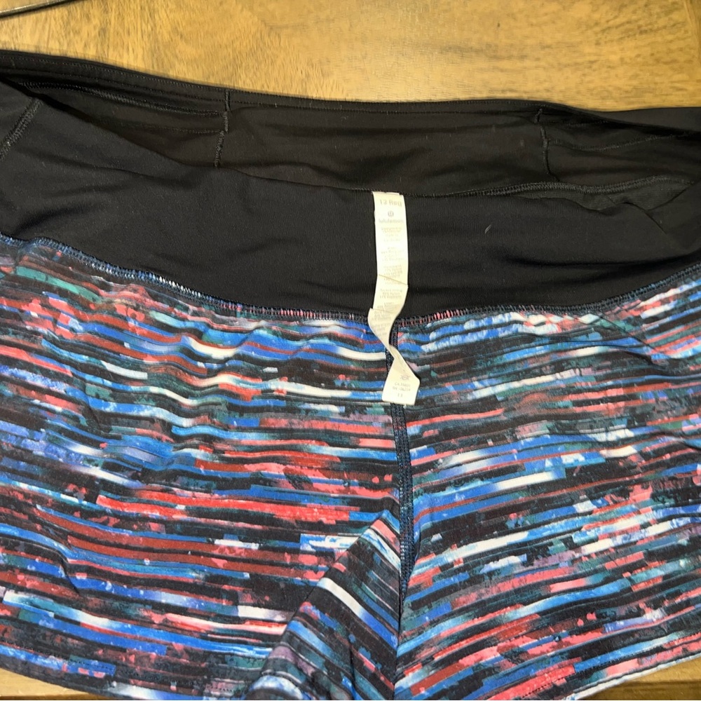 Lululemon speed up 3.5 inch shorts, Size 12